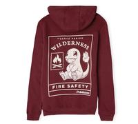 Pokémon Woodland Fire Safety Unisex Hoodie - Burgundy - XL