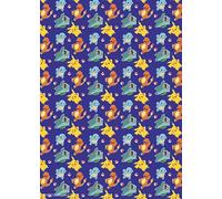 Pokemon Wrapping Paper 2M Roll Wrap Pokemon Blue Gift Wrap