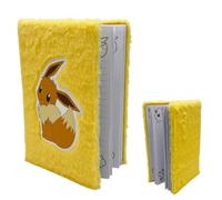 Pokémon - Yellow Eevee Plush Notebook - Diary & Soft Notebook - Plush Cover Notebook with Lined Pages - Official Licensed Children's Gift Idea