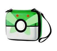 Pokemon | Zipped Trading Card Storage Box/Bag | Holds 400+ Cards | With Wrist Strap | Green
