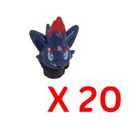 Pokemon Zorua Figure Bundle of 20 Poke Ball Twister 2011 3cm High - New & Sealed