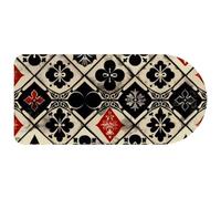 Poker Aesthetic Art Pattern Mouse Pad Gaming, 29.1 x13.8 inch Long Computer Keyboard Mouse Mat Non-Slip Base, Large Desk Pad for Gamer Office Home