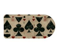 Poker Aesthetic Vintage Pattern Mouse Pad, Large Gaming Keyboard Mat with Non-Slip Rubber Base, Big Extended Desk Protector for Home Office, 29.1’’ x 13.8’’