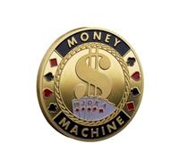 Poker Card Guard Coin Collectibles Table Games Poker - Good Luck, Las Vegas, Poker Accessories, Pot Committed, Shark, Donkeys, Quees, Ace King Lucky Coin