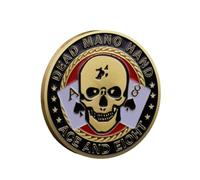 Poker Card Guard Coin Collectibles Table Games Poker - Good Luck, Las Vegas, Poker Accessories, Pot Committed, Shark, Donkeys, Quees, Ace King Lucky Coin
