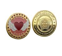 Poker Card Guard Coin Collectibles Table Games Poker - Good Luck, Las Vegas, Pot Committed, Shark, Donkeys, Ace King Lucky Coin
