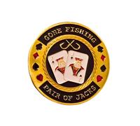 Poker Card-Guard - Gone Fishing (Pair of Jacks)
