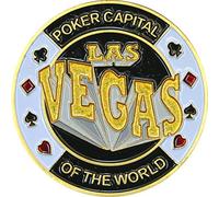 Poker Card Guard "Las Vegas" Real Gold Plated Poker Accessories