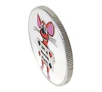 Poker Card Guard Protector - Alloy Lucky Charm Coin with Acrylic Case, Casino Game Accessory & Souvenir Gift