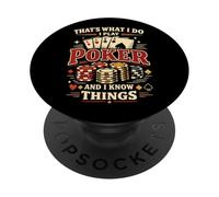 Poker Cards Ace King Vintage Big Slick PopSockets Adhesive PopGrip
