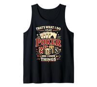Poker Cards Ace King Vintage Big Slick Tank Top
