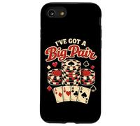 Poker Cards Aces Spade Vintage I've Got A Big Pair Case for iPhone SE (2020) / 7/8