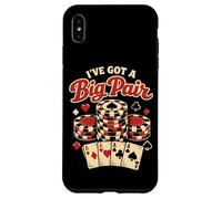Poker Cards Aces Spade Vintage I've Got A Big Pair Case for iPhone XS Max