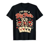 Poker Cards Aces Spade Vintage I've Got A Big Pair T-Shirt