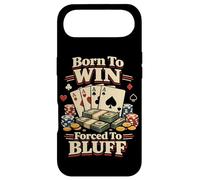 Poker Cards Bluffing Vintage Born To Win Forced To Bluff Case for iPhone Air