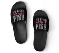 Poker Cards No River No Fish Unisex Slippers Bath Pool Shower Slide Indoor House Slipper Outdoor Shoes Sandal