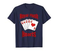 Poker Cards Royal Flush Hearts-Fun to Play Poker T-Shirt