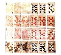 Poker Cards Table Game with Fish Pattern - Traditional Asian Fish Pattern Card Game for the Whole Family - For Parties, Groups, Social Occasions, Holidays, Family Reunions, Travel, Z