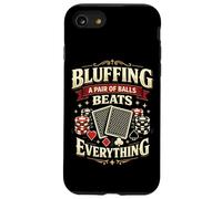Poker Cards Vintage Bluffing A Pair Of Balls Beats Case for iPhone SE (2020) / 7/8