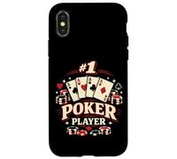 Poker Cards Vintage Future Poker Player Case for iPhone X/XS