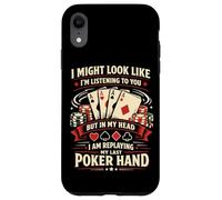 Poker Cards Vintage I'd Rather Be Playing Poker Case for iPhone XR