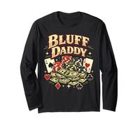 Poker Cards Vintage I'm Just Here for The Pot Long Sleeve T-Shirt
