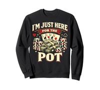 Poker Cards Vintage Maybe I'm Just Bluffing But You Probably Sweatshirt