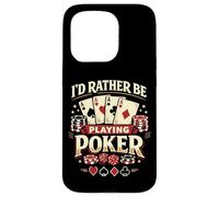 Poker Cards Vintage My Retirement Plan Case for iPhone 15 Pro