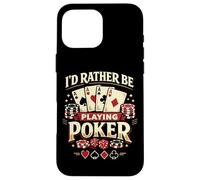 Poker Cards Vintage My Retirement Plan Case for iPhone 16 Pro Max