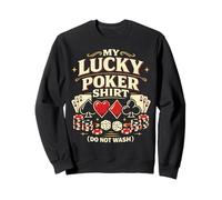 Poker Cards Vintage Never Underestimate An Old Man Who Plays Sweatshirt