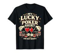 Poker Cards Vintage Never Underestimate an Old Man Who Plays T-Shirt