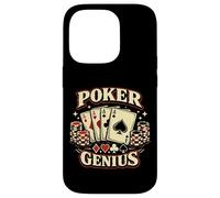 Poker Cards Vintage Poker Genius Case for iPhone 14 Pro