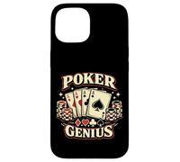 Poker Cards Vintage Poker Genius Case for iPhone 15