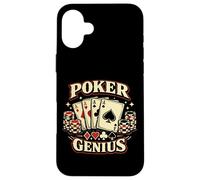 Poker Cards Vintage Poker Genius Case for iPhone 16 Plus