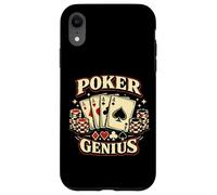 Poker Cards Vintage Poker Genius Case for iPhone XR