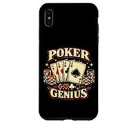 Poker Cards Vintage Poker Genius Case for iPhone XS Max
