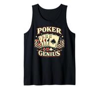 Poker Cards Vintage Poker Genius Tank Top