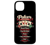 Poker Cards Vintage Poker Hands Royal Flush Straight Flush Case for iPhone 14 Plus