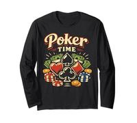 Poker Cards Vintage Poker Time Long Sleeve T-Shirt