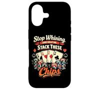 Poker Cards Vintage Stop Whining And Help Me Stack These Case for iPhone 17