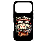 Poker Cards Vintage Stop Whining And Help Me Stack These Case for iPhone 17 Pro