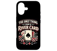 Poker Cards Vintage The Only Thing I Fear Is The River Card Case for iPhone 17