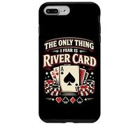Poker Cards Vintage The Only Thing I Fear Is The River Card Case for iPhone 7 Plus/8 Plus
