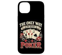 Poker Cards Vintage The Only Way To My Heart Is Poker Case for iPhone 14 Plus