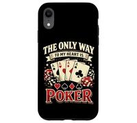 Poker Cards Vintage The Only Way To My Heart Is Poker Case for iPhone XR