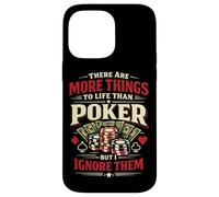 Poker Cards Vintage There Are More Things To Life Than Poker Case for iPhone 14 Pro Max
