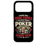 Poker Cards Vintage There Are More Things To Life Than Poker Case for iPhone 17 Pro Max