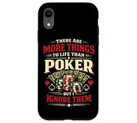 Poker Cards Vintage There Are More Things To Life Than Poker Case for iPhone XR