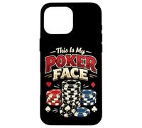 Poker Cards Vintage This Is My Poker Face Case for iPhone 16 Pro Max