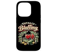 Poker Cards Vintage Totally Bluffing Case for iPhone 14 Pro
